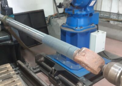 Provision crane hydraulic cylinder laser cladding