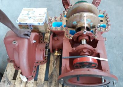Complete pump ready for delivery