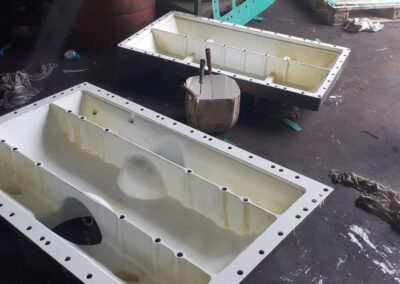 Cooler covers anticorrosion coating